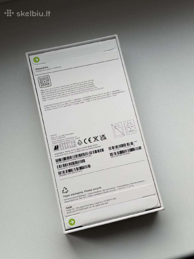 iPhone 18 pro 256 black - nuotraukos Nr. 2