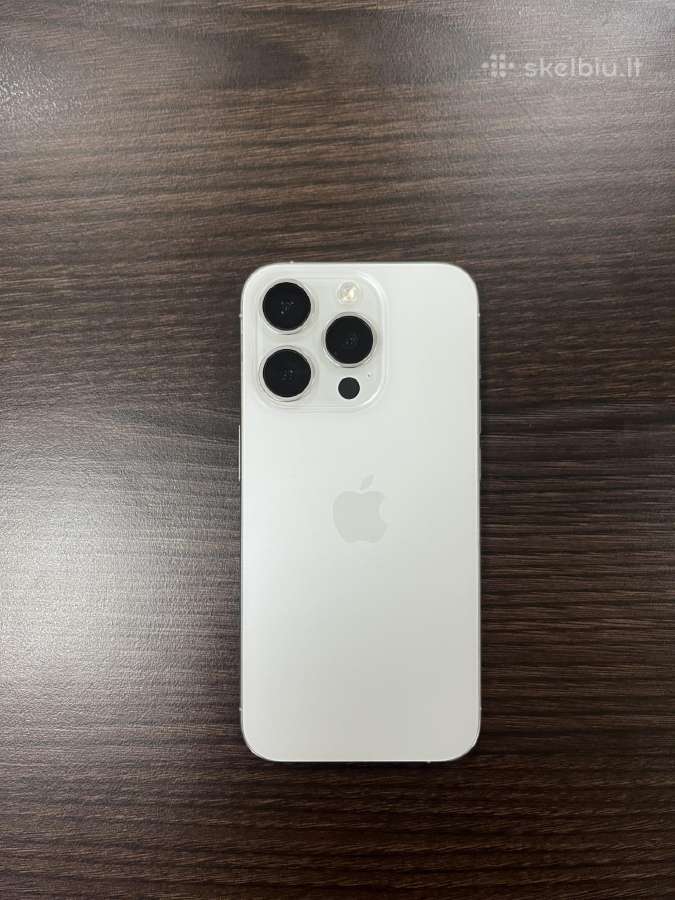 iPhone 15 Pro White Titanium 128 GB - nuotraukos Nr. 2