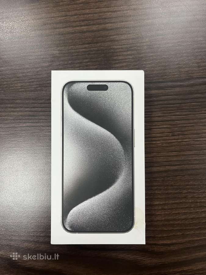 iPhone 15 Pro White Titanium 128 GB - nuotraukos Nr. 4
