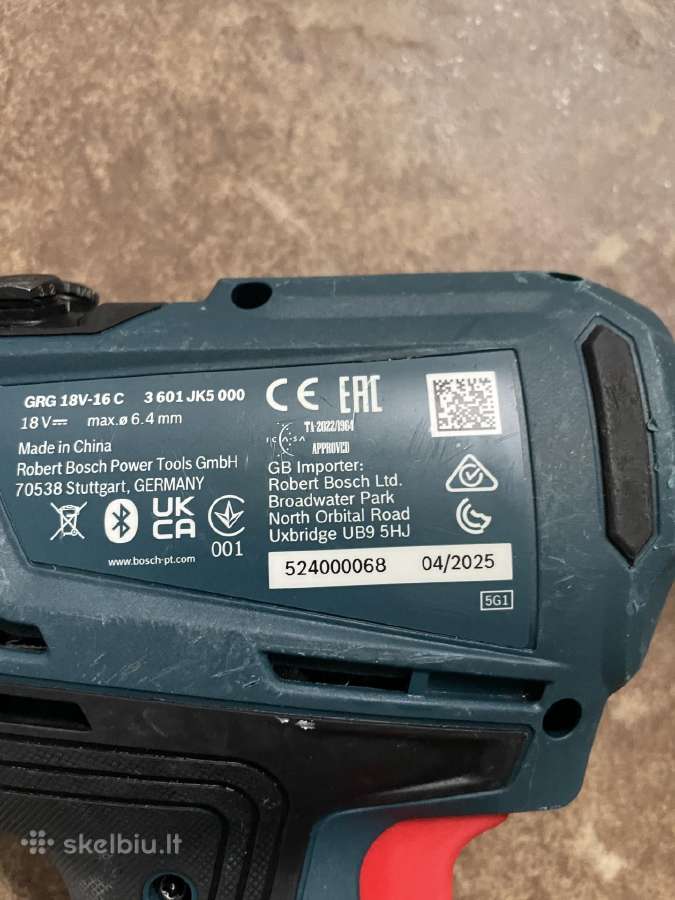 Bosch Grg 18v-16c kniediklis profesionalus - nuotraukos Nr. 4