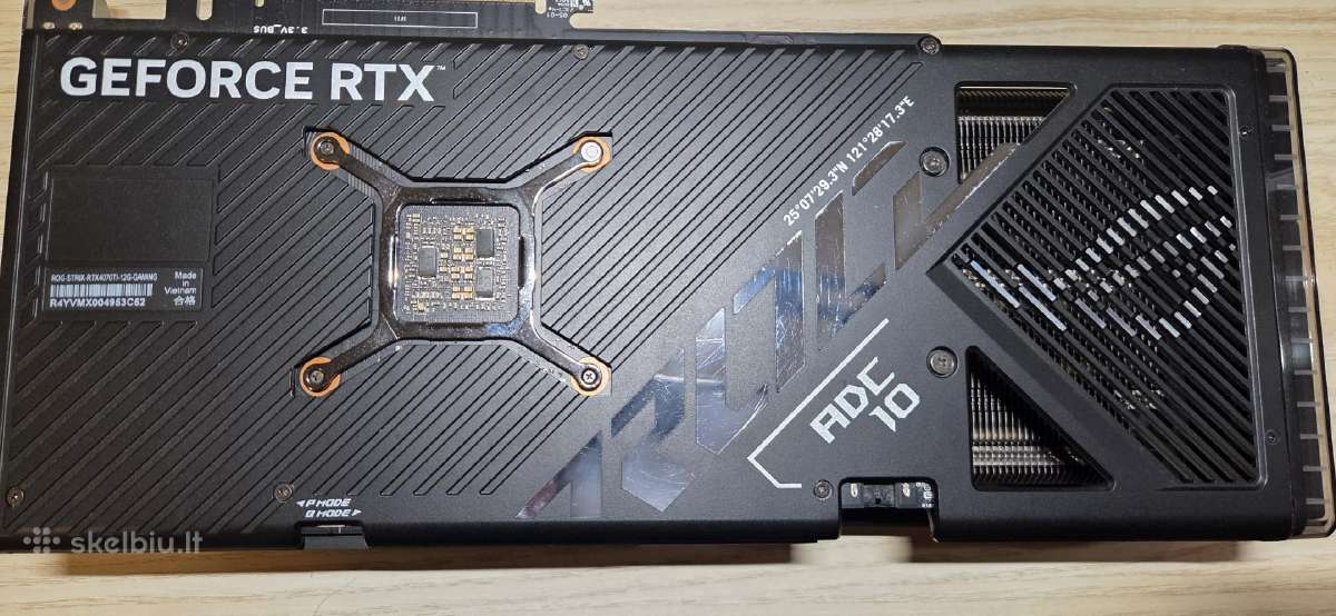 Rog Strix Rtx 4070 Ti - nuotraukos Nr. 2