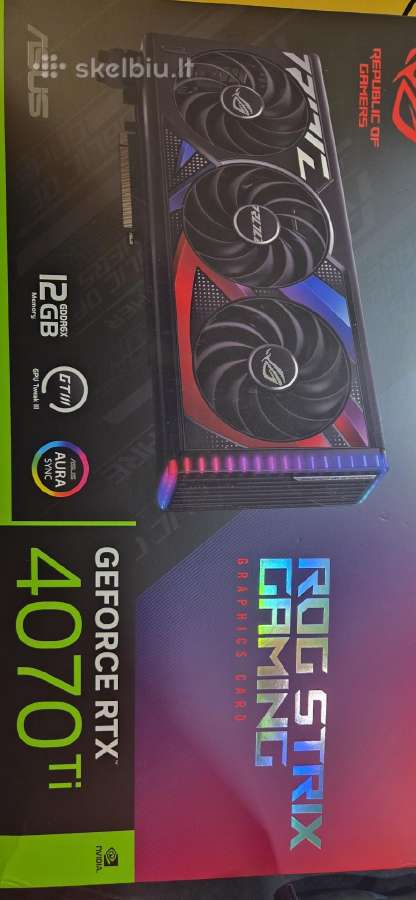 Rog Strix Rtx 4070 Ti - nuotraukos Nr. 5