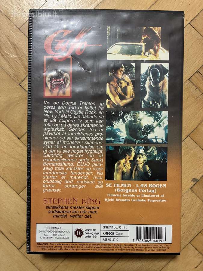 Vhs kasetė Stephen King Cujo (Siaubo Filmas) - nuotraukos Nr. 2