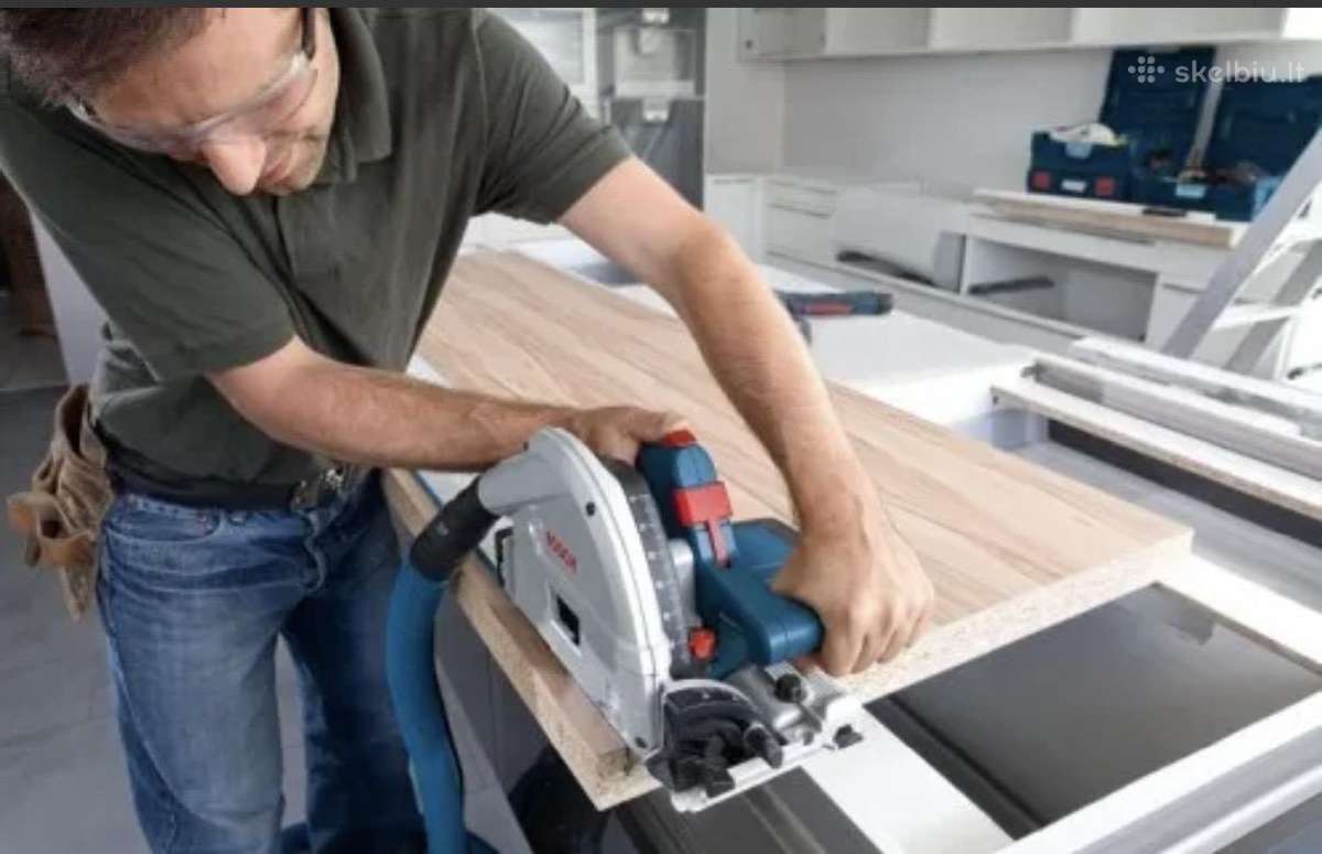 Gipso kartono plokščių keltuvas ir Bosch pjuklas - nuotraukos Nr. 4
