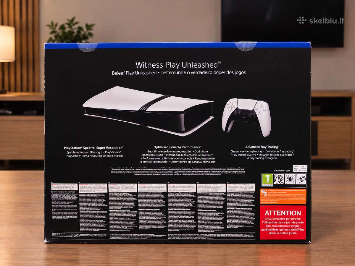 Playstation 5 Pro (Ps5 Pro) Naujas - nuotraukos Nr. 2