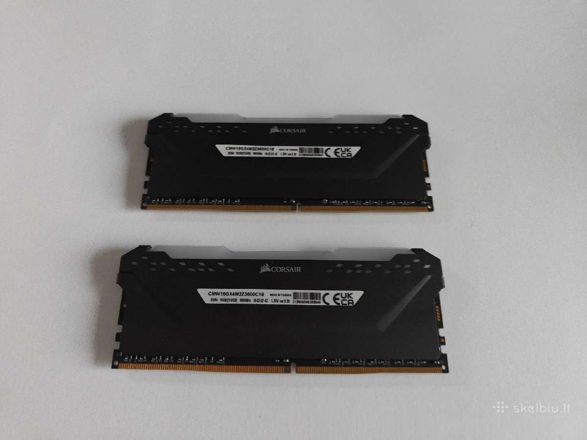 Corsair Vengeance Rgb Pro Ddr4 16gb(2x8gb) 3600mhz - nuotraukos Nr. 6