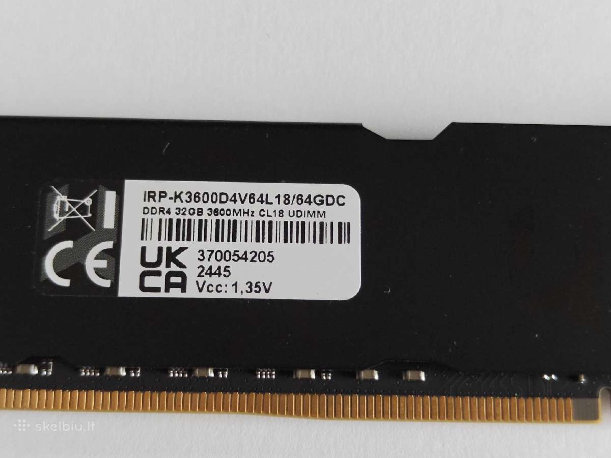 Goodram Irdm Pro Ddr4 64gb(2x32gb) 3600mhz Cl18 - nuotraukos Nr. 3