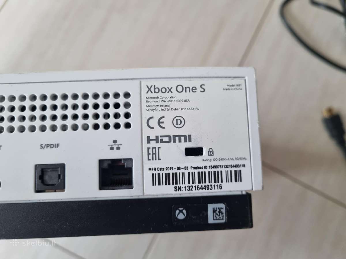 Parduodu Xbox One S 1tb. - nuotraukos Nr. 4