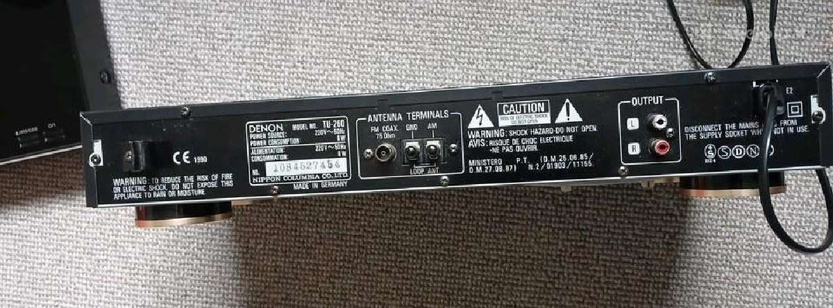 Denon Fm am tuneris Tu 260 - nuotraukos Nr. 2