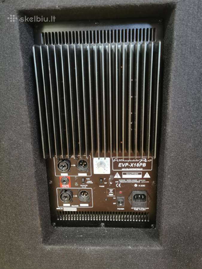Subas Wharfedale pro evp x18 pb - nuotraukos Nr. 2