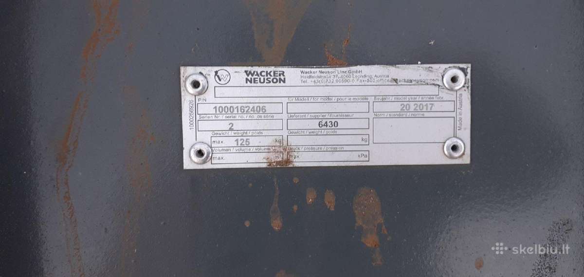 Wacker Neuson 60cm plocio kausai - nuotraukos Nr. 2