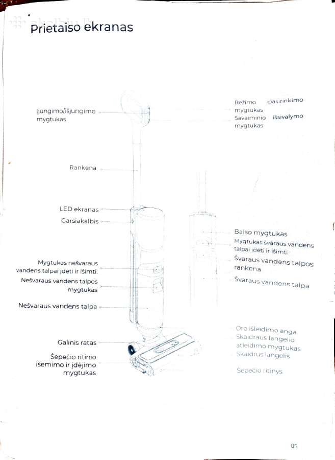 Belaidis grindų plovimo siurblys Ovox Pulse - nuotraukos Nr. 4