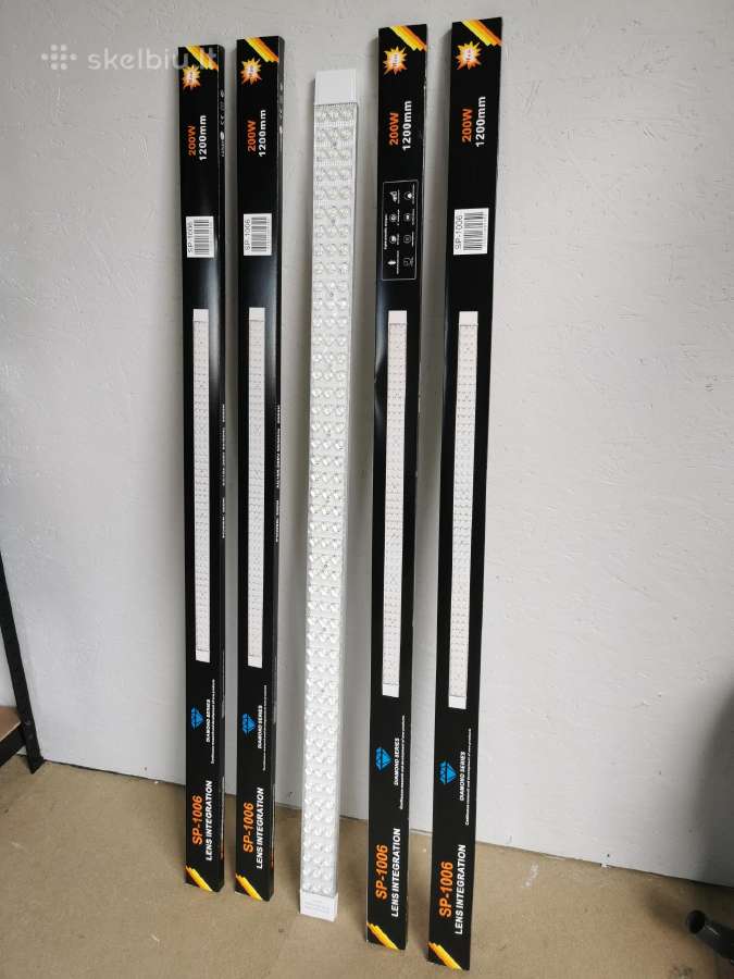 3 eiliu lešines LED lempos 200w - nuotraukos Nr. 2