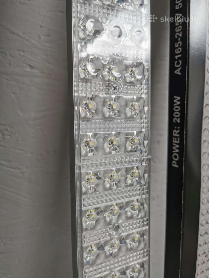 3 eiliu lešines LED lempos 200w - nuotraukos Nr. 3