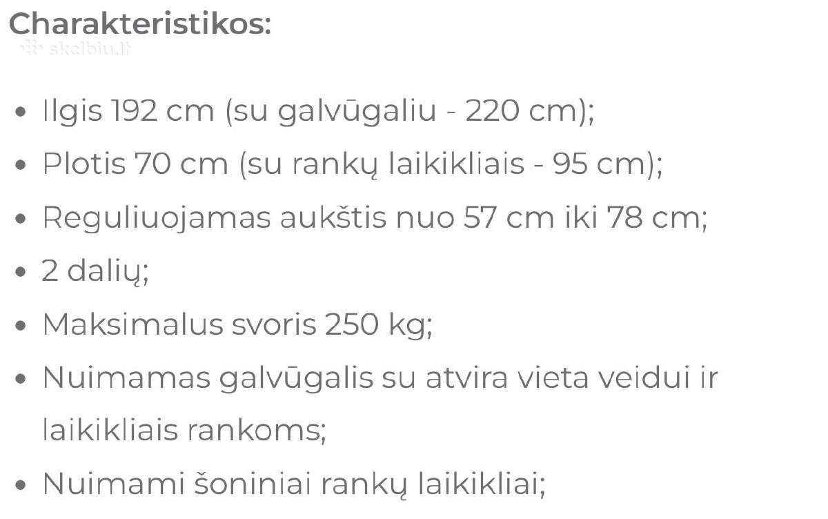 Gultas - nuotraukos Nr. 3