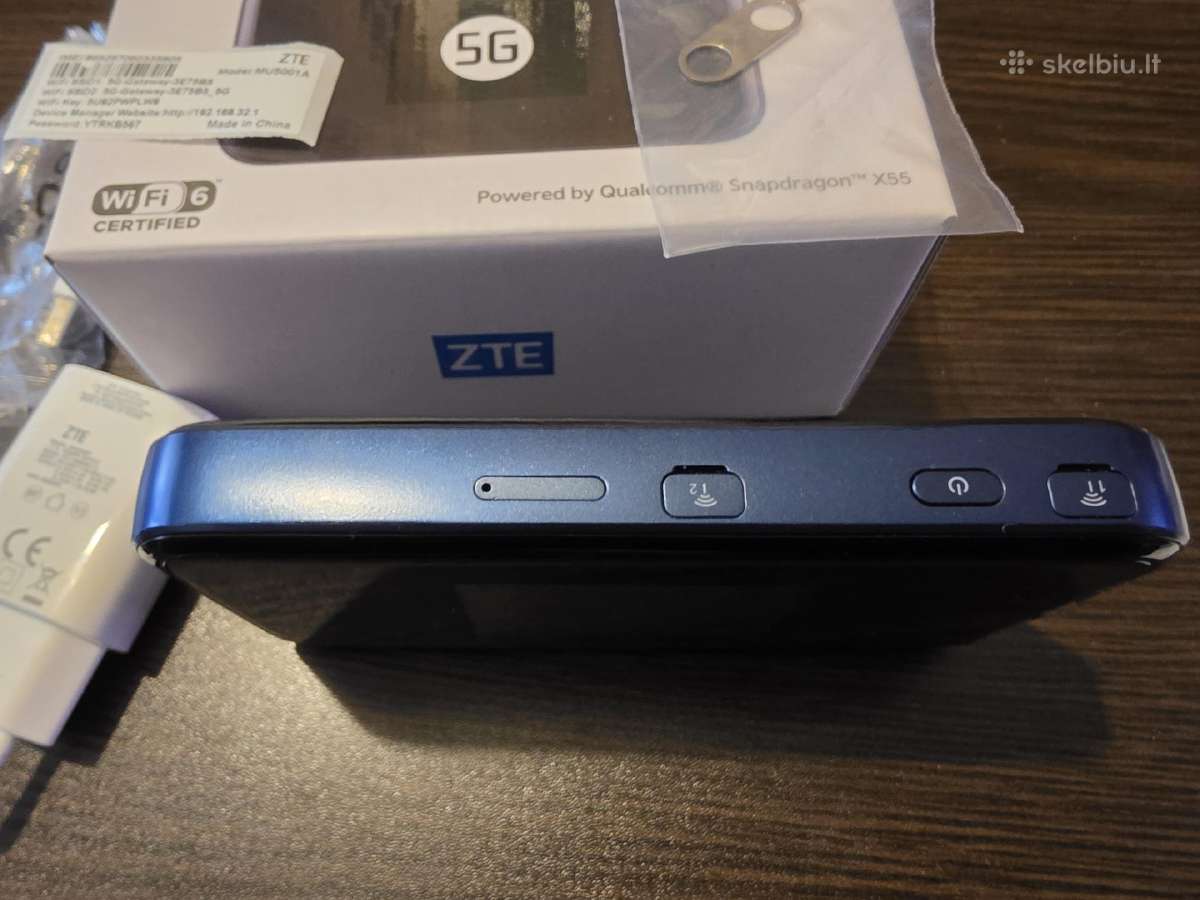 Zte Mu5001a 5G Wifi6 nešiojamas modemas - nuotraukos Nr. 4