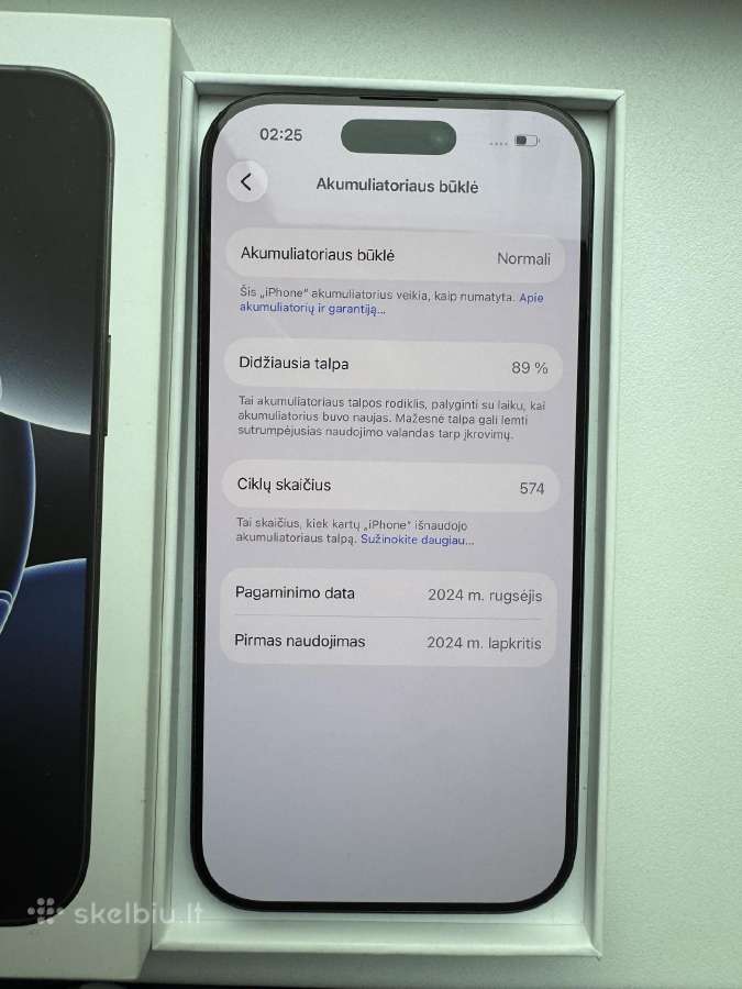 Apple iPhone 16 Pro 128gb - nuotraukos Nr. 8