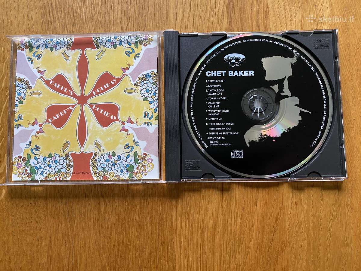 Originalus Chet Baker – Baker's Holiday CD - nuotraukos Nr. 3