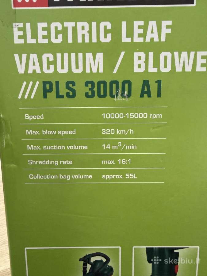 Lapu pustuvas Parkside Pls 3000 A1 - nuotraukos Nr. 2