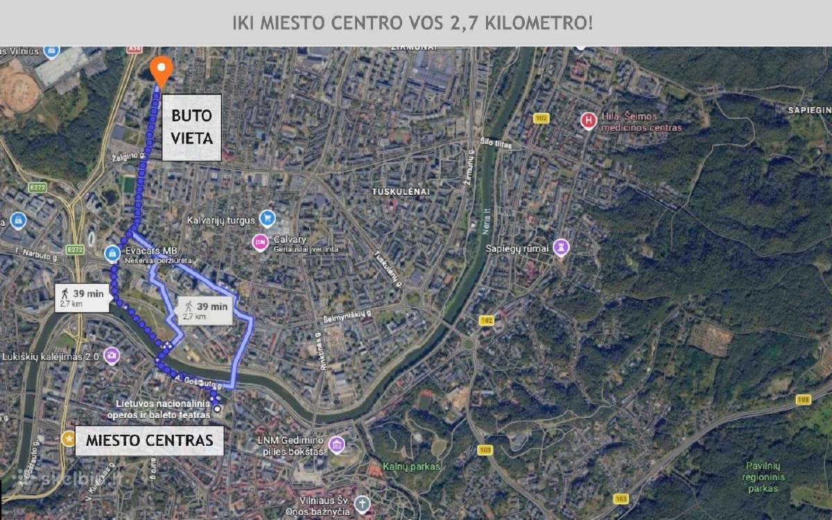 Naujas A+ kl su panoraminiu vaizdu Vilniaus centre - nuotraukos Nr. 26