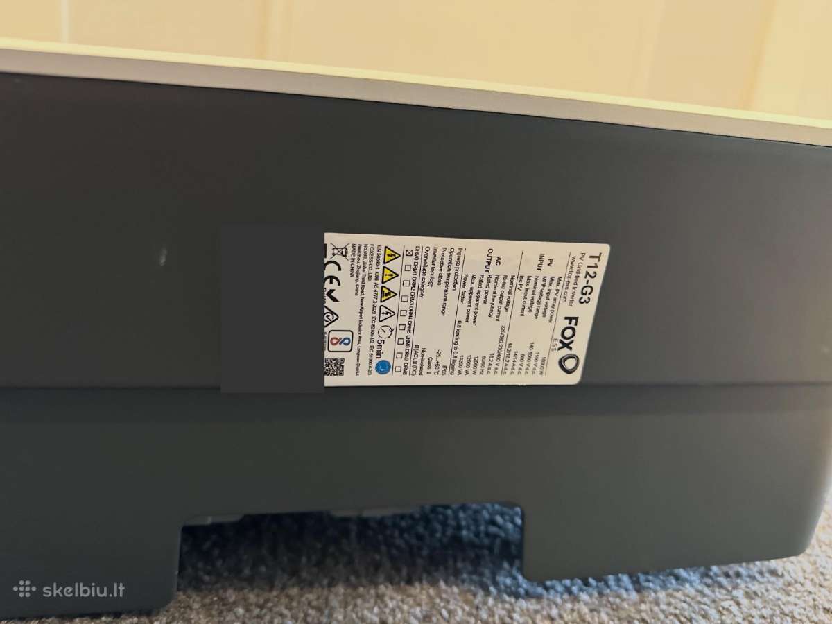 Foxess T12-g3 inverteris 12 kw, trifazis, 2 Mppt - nuotraukos Nr. 5