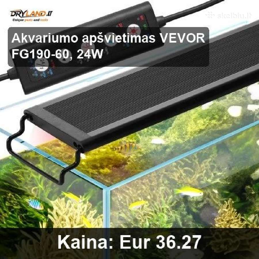 Akvariumų ir gyvūnų priežiūros įranga - nuotraukos Nr. 2