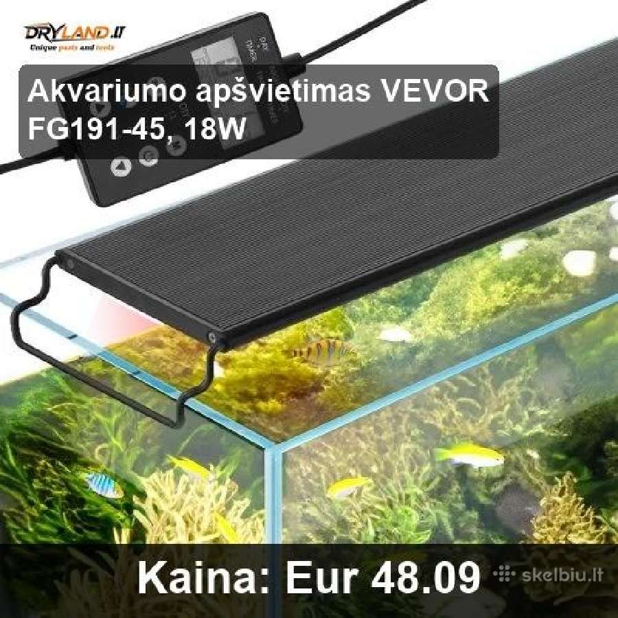 Akvariumų ir gyvūnų priežiūros įranga - nuotraukos Nr. 7