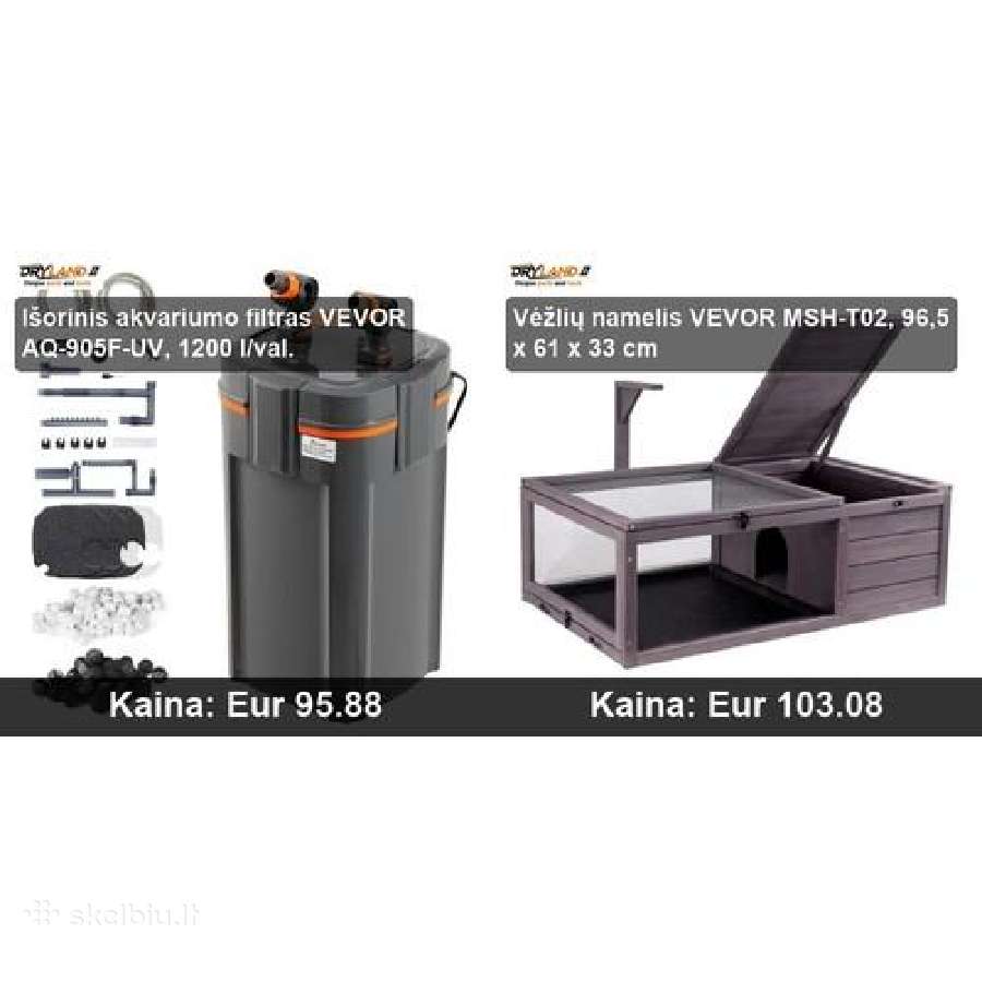 Akvariumų ir gyvūnų priežiūros įranga - nuotraukos Nr. 11