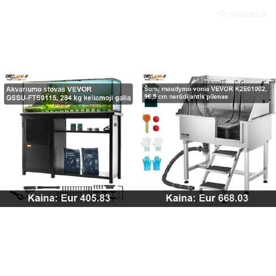 Akvariumų ir gyvūnų priežiūros įranga - nuotraukos Nr. 21
