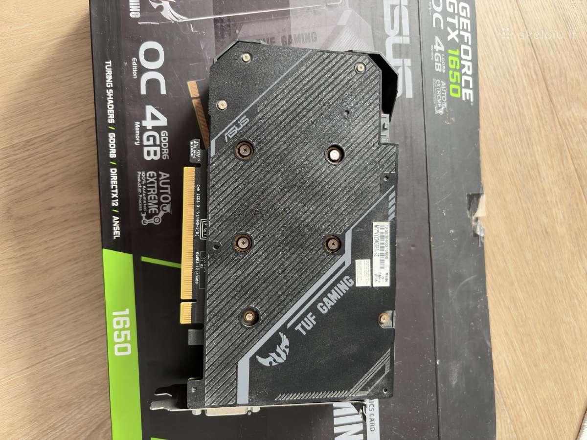 Gtx 1650 4gb oc asus tuf - nuotraukos Nr. 2