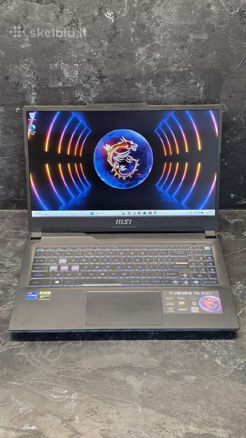 Msi Cyborg 15, i7, 4060, 16gb ddr5 - nuotraukos Nr. 2