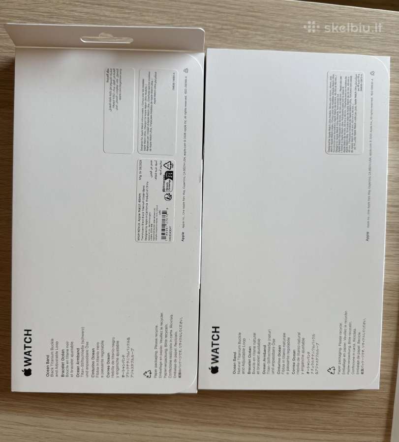 Apple Watch 49mm Trail Loop ir Ocean Band 2026m - nuotraukos Nr. 3