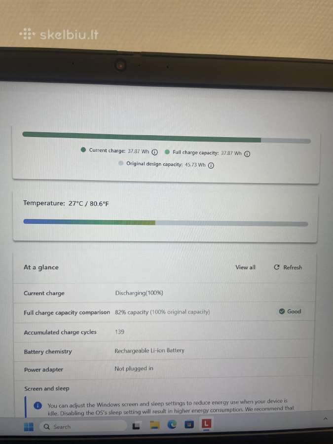 Lenovo Thinkpad L15 Gen1 Ryzen5 Pro4500u 16ram 512 - nuotraukos Nr. 8