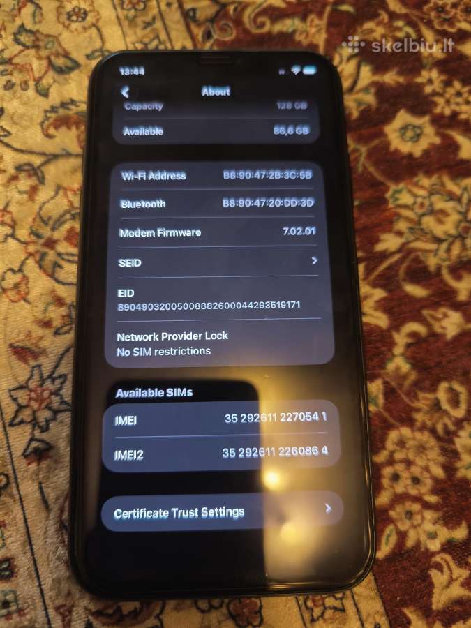 iPhone 11.128 GB - nuotraukos Nr. 2