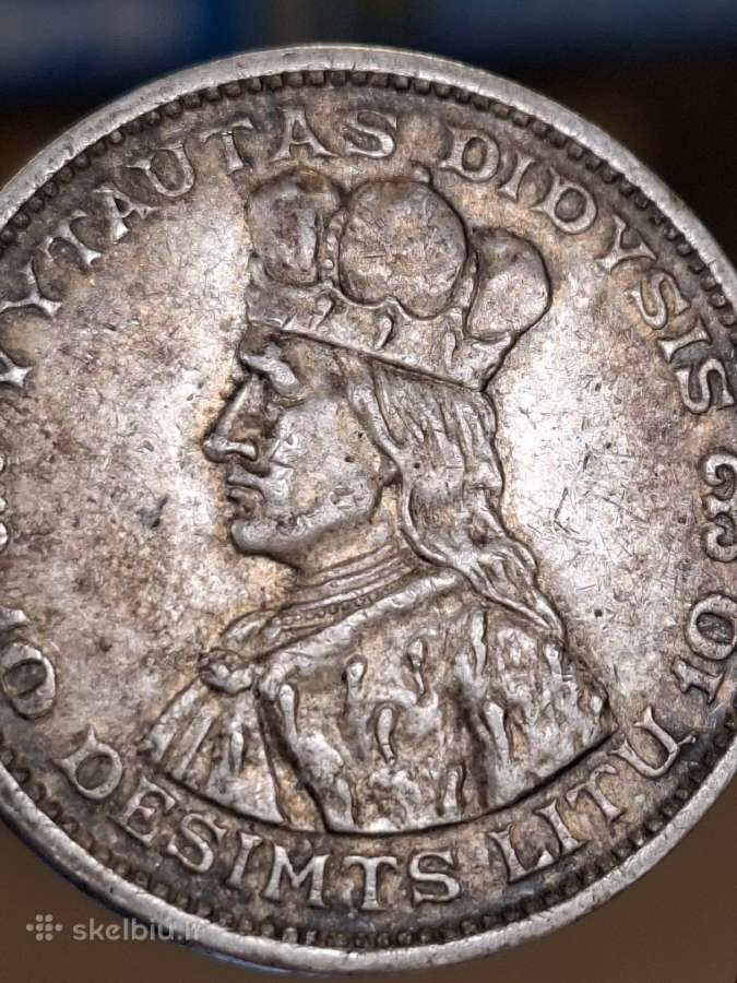 Vytautas 1936 10 litų sidabras - nuotraukos Nr. 4
