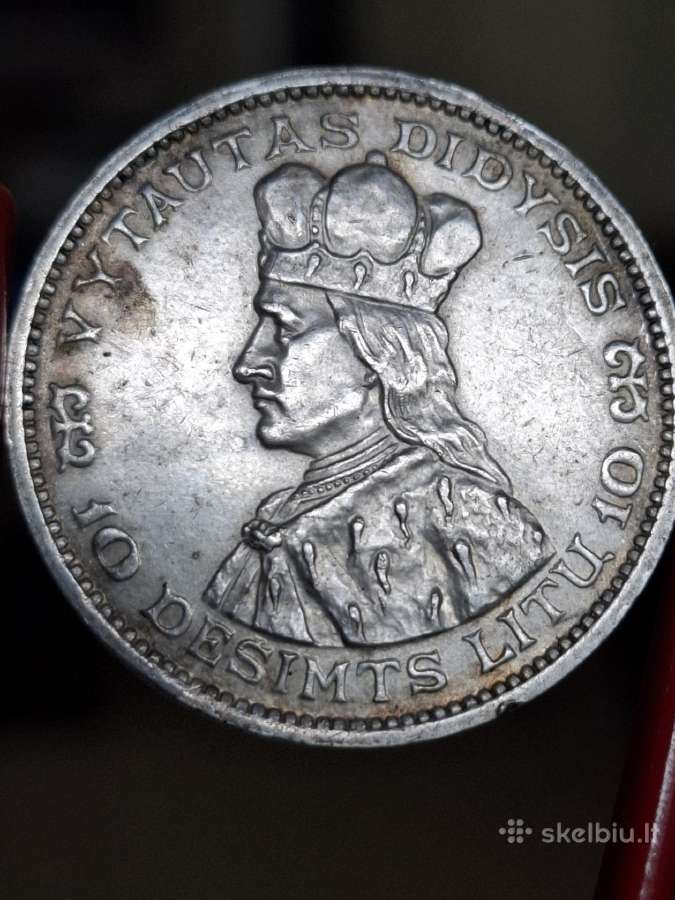 Vytautas 1936 10 litų sidabras - nuotraukos Nr. 5