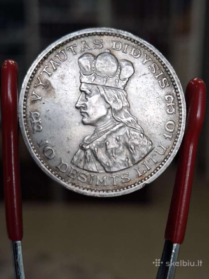 Vytautas 1936 10 litų sidabras - nuotraukos Nr. 8