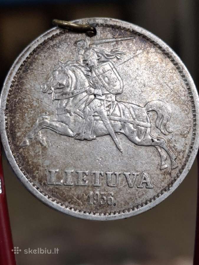 Vytautas su skylute pigiai sidabras - nuotraukos Nr. 2