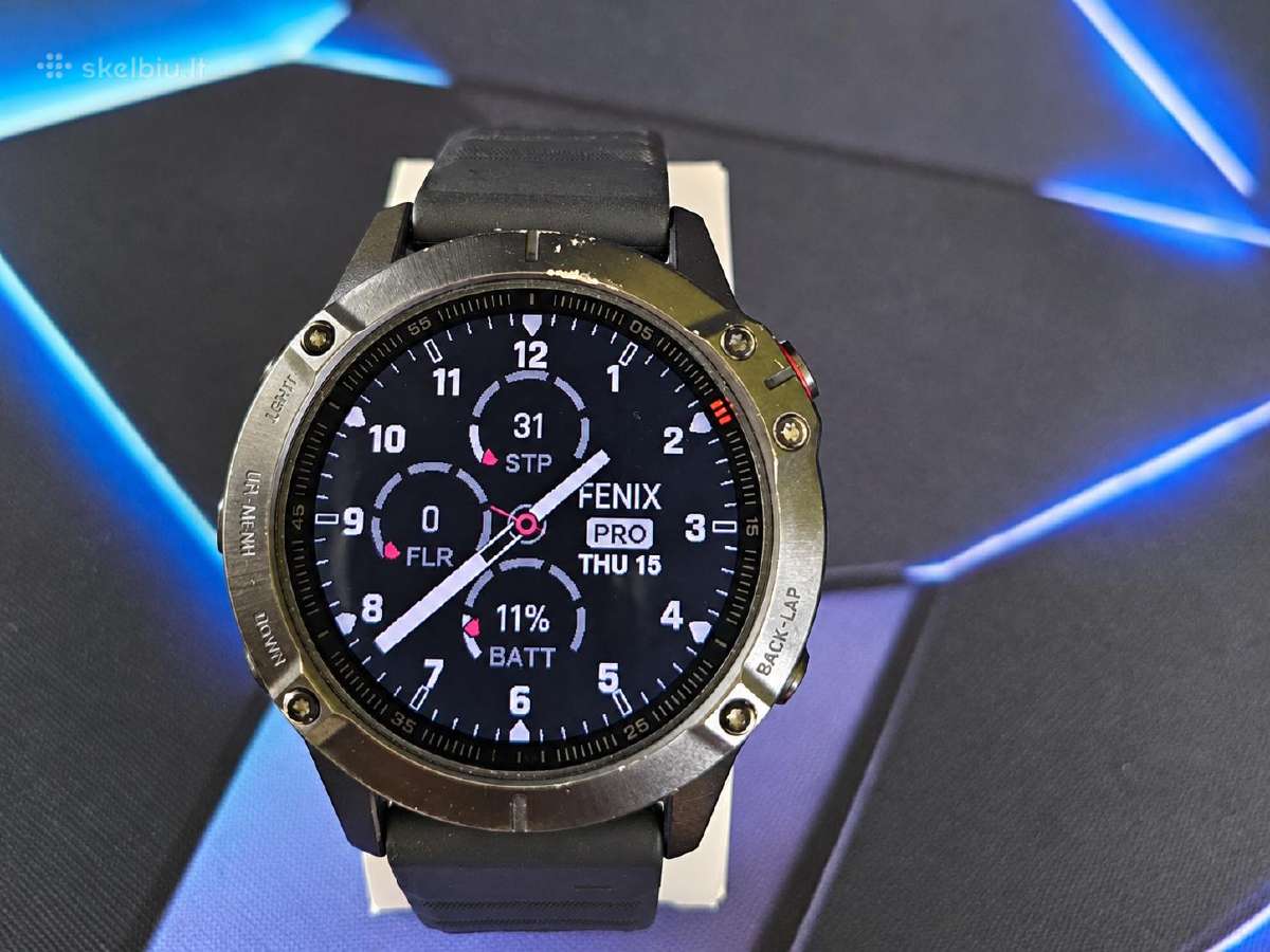 Garmin Fenix 6 Sapphire sportinis laikrodis - nuotraukos Nr. 2
