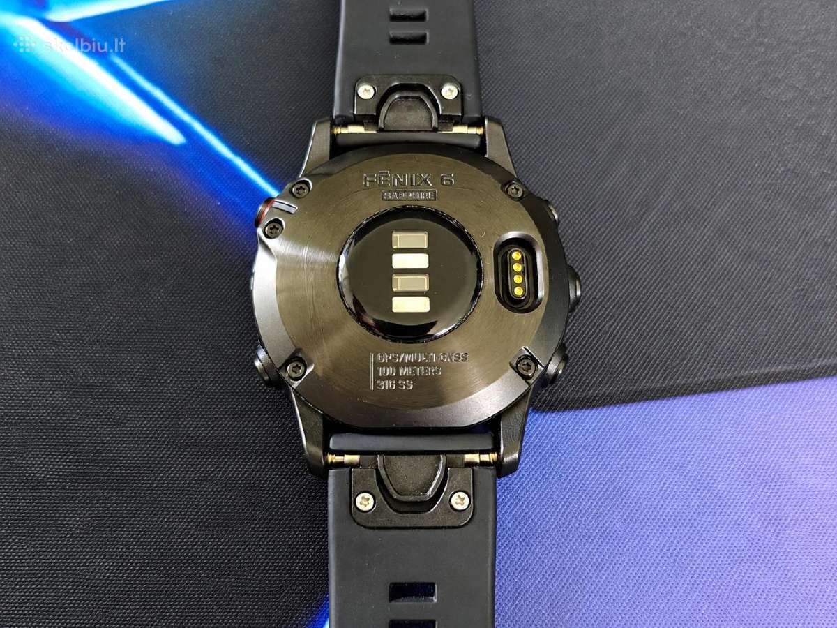 Garmin Fenix 6 Sapphire sportinis laikrodis - nuotraukos Nr. 4