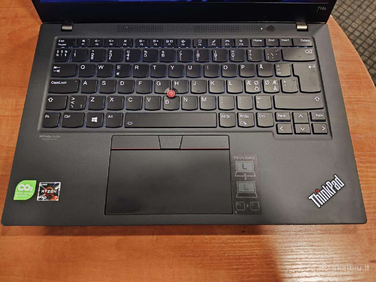 Thinkpad T14s 14.0 Fhd Ips Ryzen 7 5850u 16 256gb - nuotraukos Nr. 2