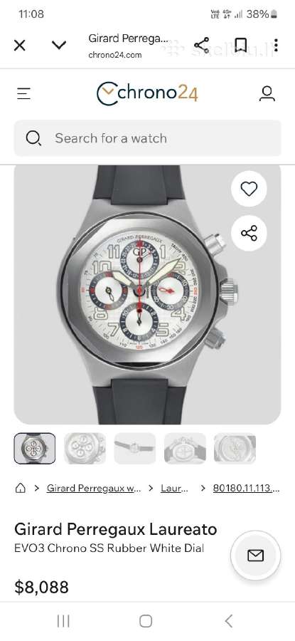 Girard Perregaux Laureato Evo3 - nuotraukos Nr. 8