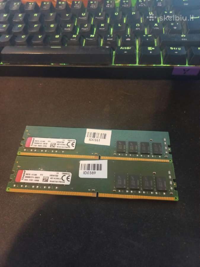 Kingston Valueram Ddr4 16gb 2400 MHz - nuotraukos Nr. 2