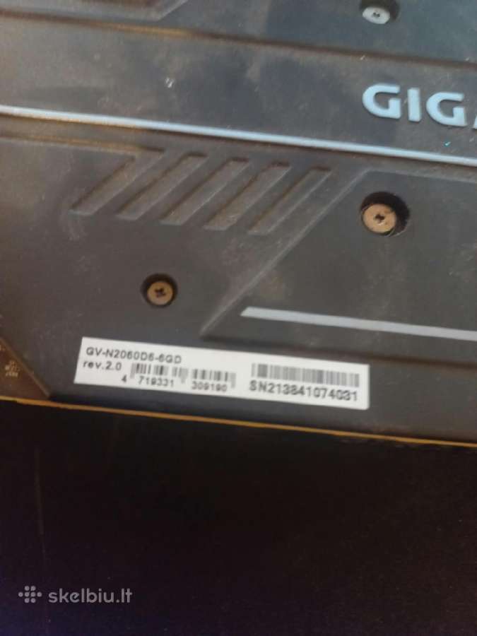 Gigabyte Geforce Rtx 2060 D6 6g - nuotraukos Nr. 2