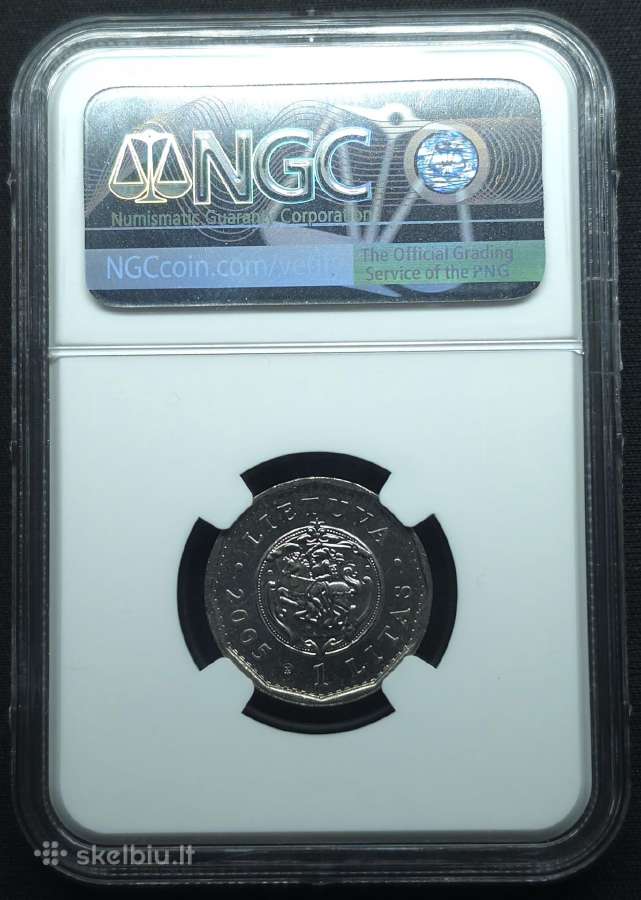 1 litas 2005 m. Ngc Ms 66 Valdovų rūmai - nuotraukos Nr. 5