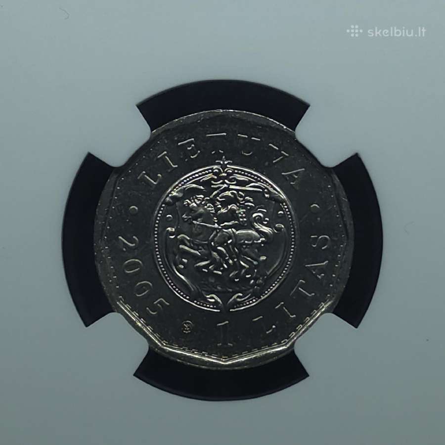 1 litas 2005 m. Ngc Ms 66 Valdovų rūmai - nuotraukos Nr. 6