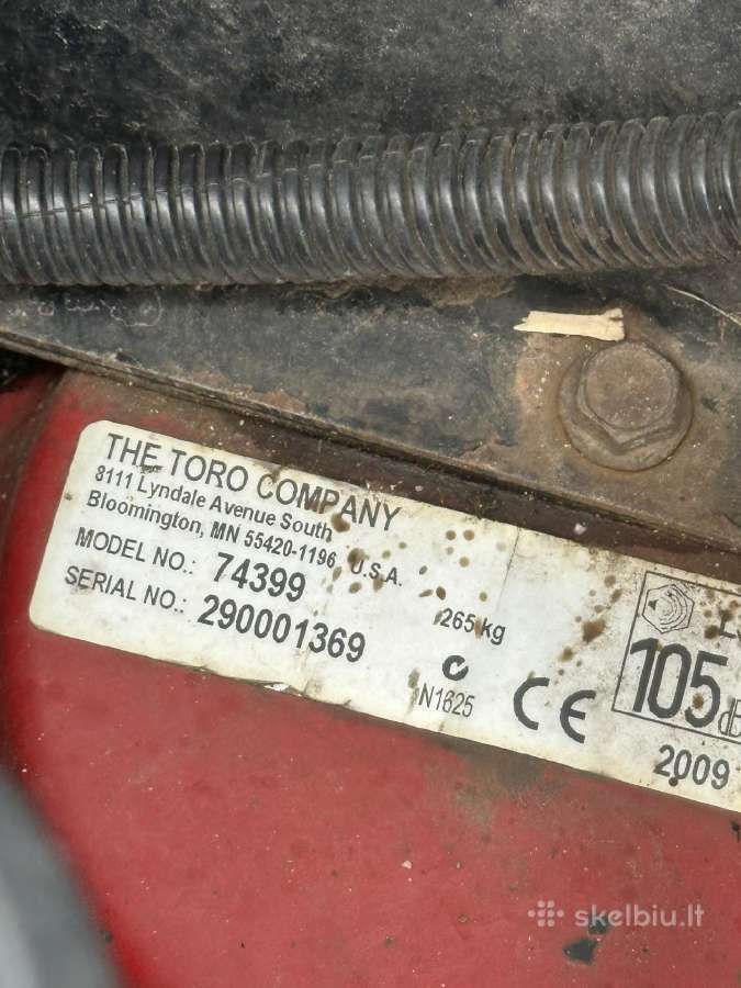 Toro Z5020 nulinio apsisukimo traktoriukas - nuotraukos Nr. 4