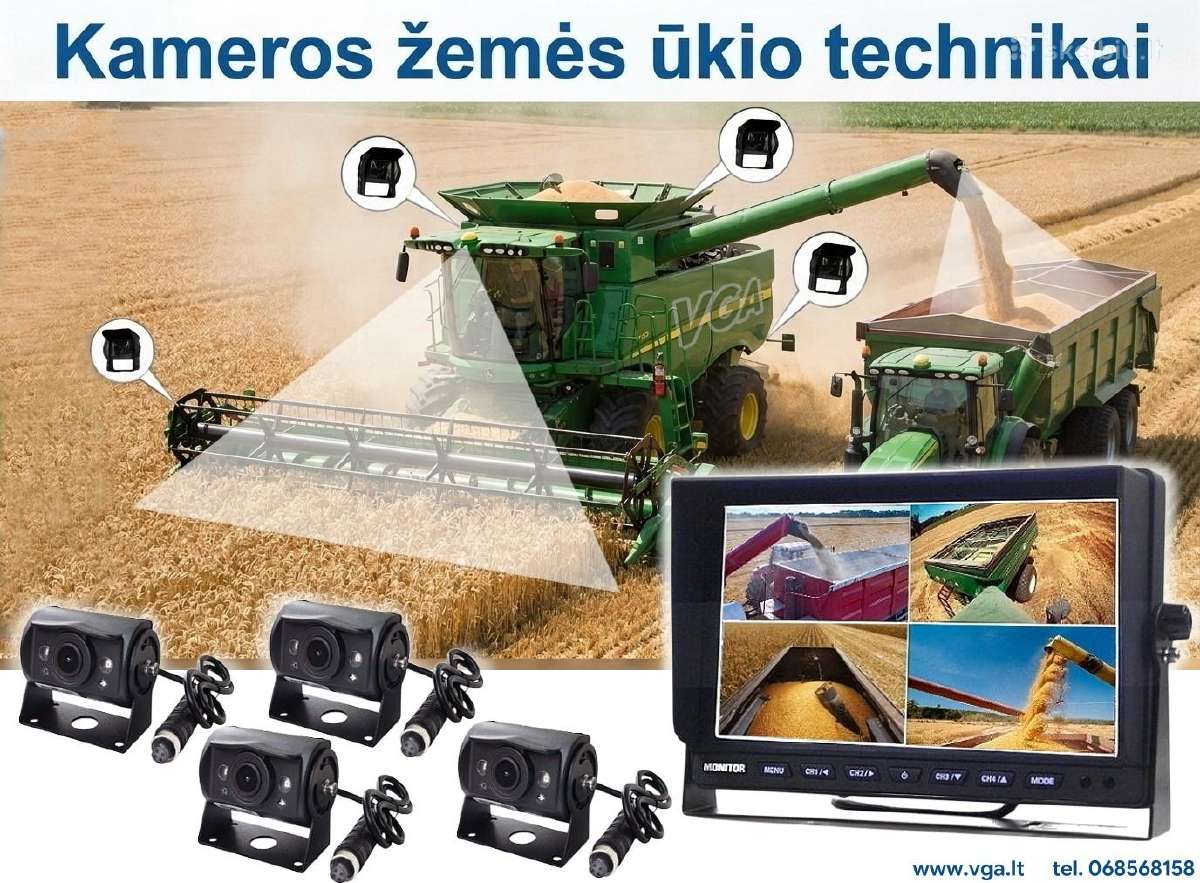Kameros transporto priemonėms, kamerų komplektai. - nuotraukos Nr. 2