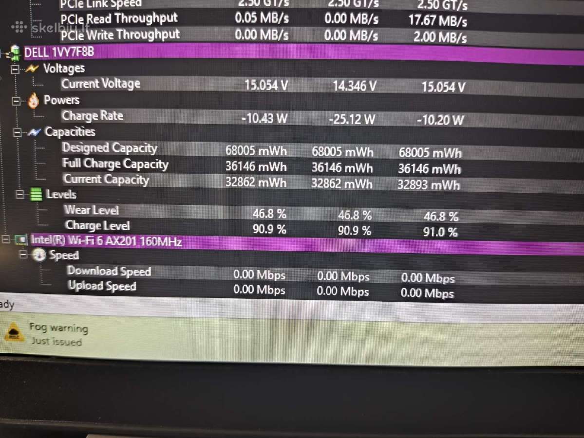 15.6 Ips i7-10850h 16gb 512gb Mx 250 2gb 47% - nuotraukos Nr. 8