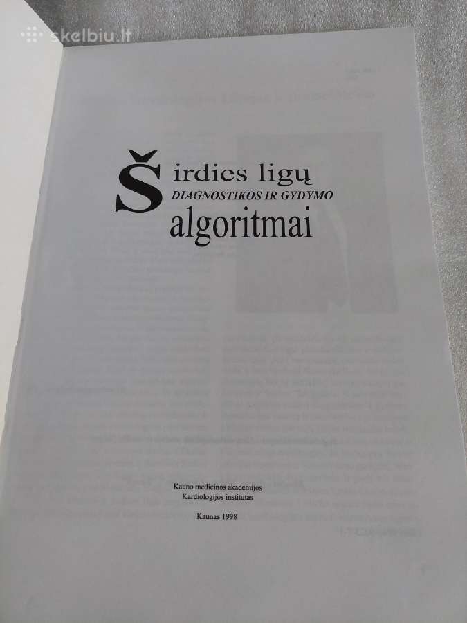 Širdies ligų diagnostikos ir gydymo algoritmai - nuotraukos Nr. 2
